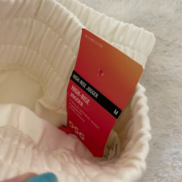 White DSG Jogger Pants - Picture 2 of 3